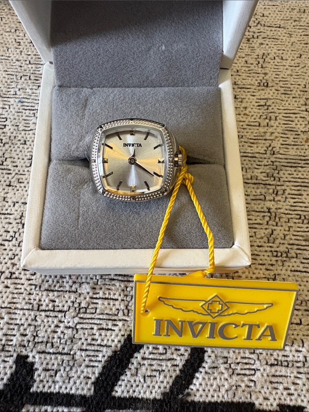 Invicta Angel Silver and Yellow Accent Ladies Watch Head New